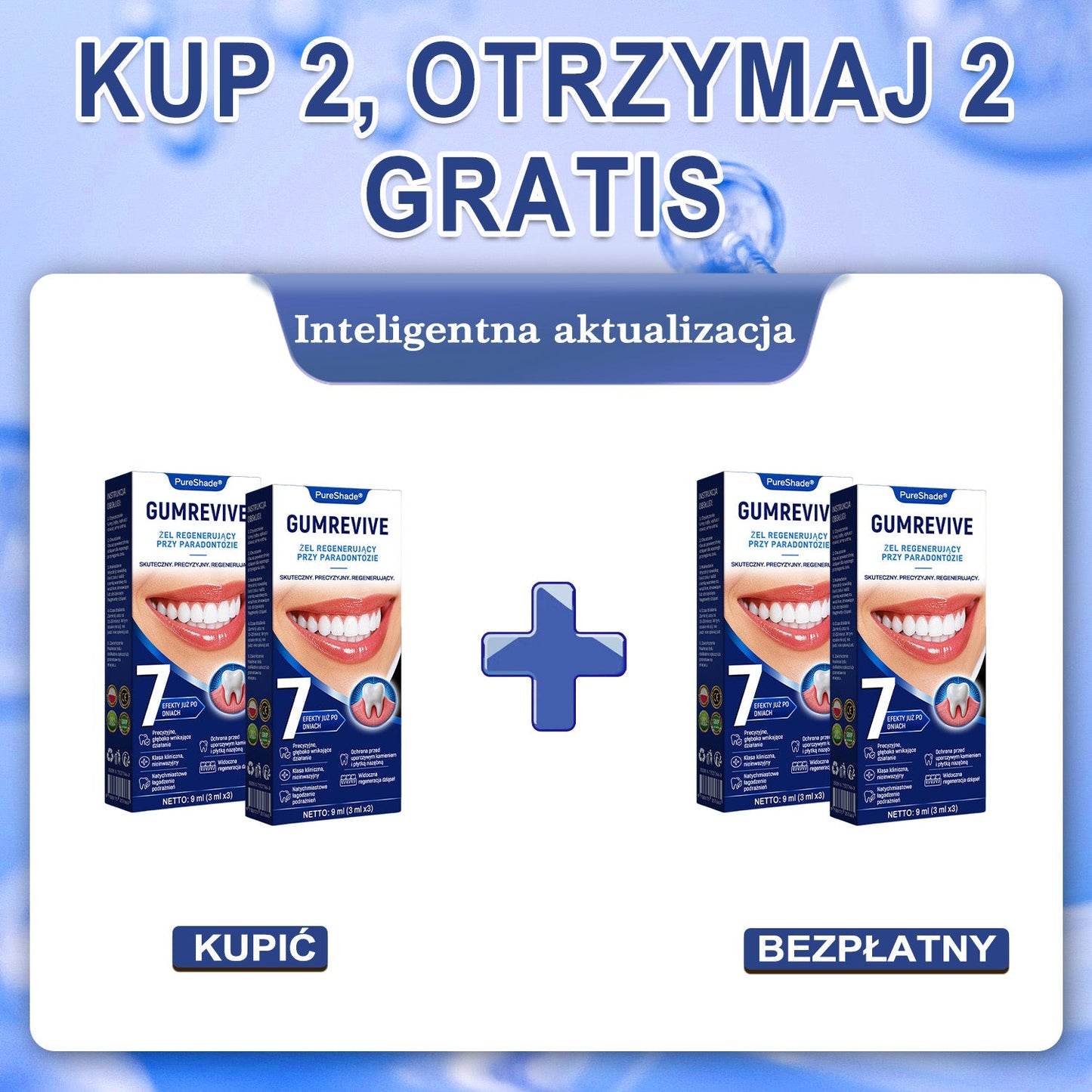Przełomowe rozwiązanie do regeneracji jamy ustnej 🇵🇱🏅🦷 PureShade® GumRevive Żel do regeneracji przyzębia ⚡