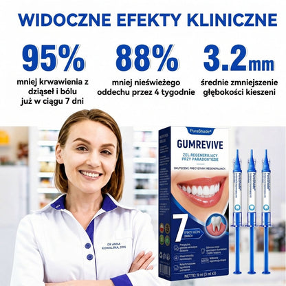 Przełomowe rozwiązanie do regeneracji jamy ustnej 🇵🇱🏅🦷 PureShade® GumRevive Żel do regeneracji przyzębia ⚡